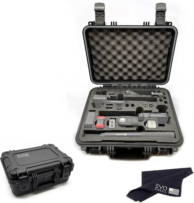 EVO Gimbals Duo Gimbal Case for Small GoPro Gimbals & Smartphone Stabilizers | Made in USA | Compatible with EVO GP-PRO, EVO SS, EVO PRO, EVO Shift Feiyu Tech G4-G6 Zhiyun Z1 Rider-m Smooth Q Smooth4