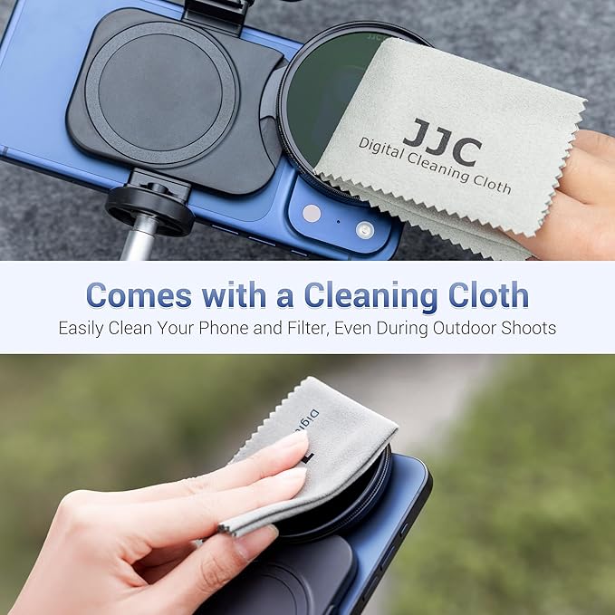 Upgraded 67mm CPL Filter Mount Kit with Magnetic Phone Camera Grip & Storage Pouch for iPhone 17 Air 16 15 14 Pro Max Accessories,Circular Polarizer Lens Filter Adapter Set w Cold Shoe & 1/4'' Hole