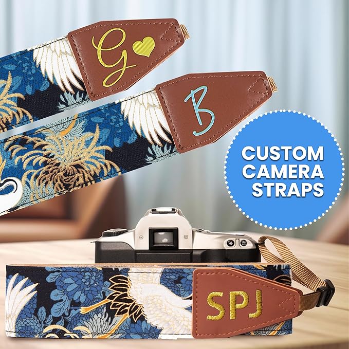 Art Tribute Camera Strap for All DSLR and Mirrorless Cameras. Photographers Strap Neck, Shoulder & Crossbody Camera Strap