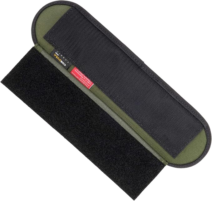 Manhattan Portage Shoulder Pad Hook & Loop Attachment With Comfortable Thick Padding Universal Fit for Straps up to 2.5” Wide 1000D Cordura (Olive)
