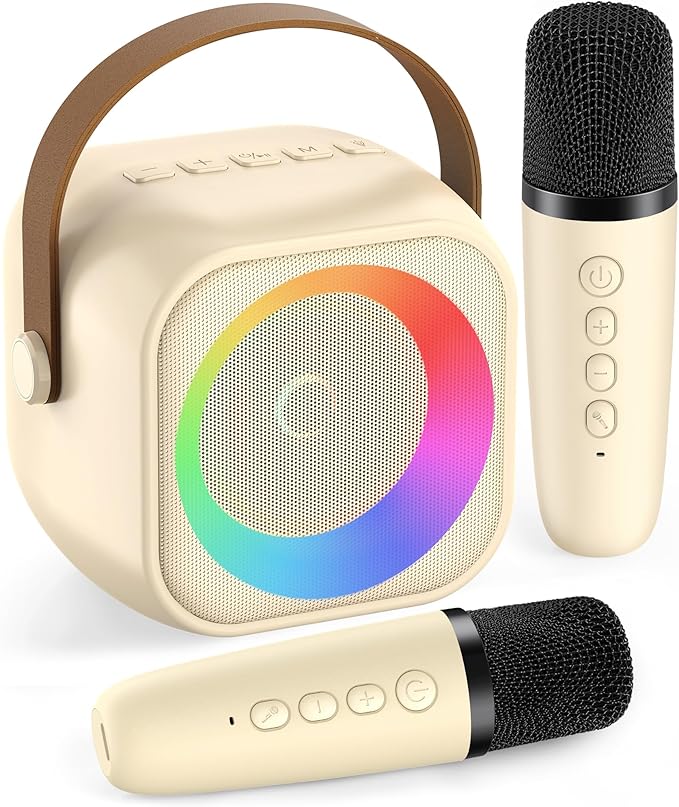 Karaoke Machine for Kids, Karaoke Gifts for Girls Ages 4, 5, 6, 7, 8, 9, 10, 12 +Year Old Birthday Party, 4-12 Years Old Christmas Toys Gift for Girls