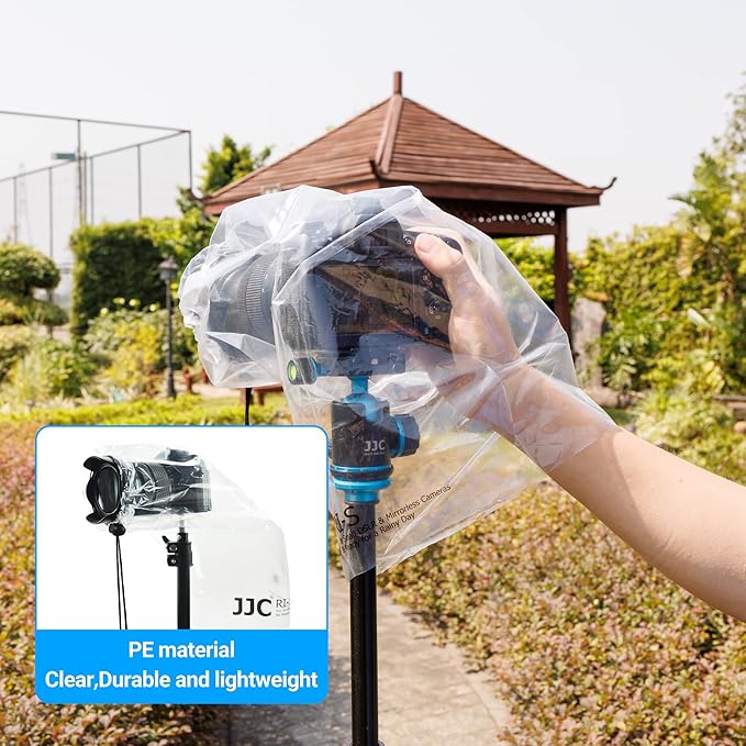2 Pack Camera Rain Cover Clear Sleeve Protector for Sony A7R V A7 IV A7S III II A6700 A6600 A6500 A6400 A6300 A6100 A6000 A7C Nikon Z8 Z5 Z50 Z30 Z7 Z6 II D780 D7500 D5600 D3500 P1000