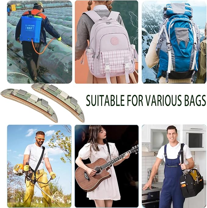 2 Pack Soft Breathable Shoulder Strap Pad guitar strap pad Tactical Vest Shoulder Pad,Mesh Pads with Tactical Gear