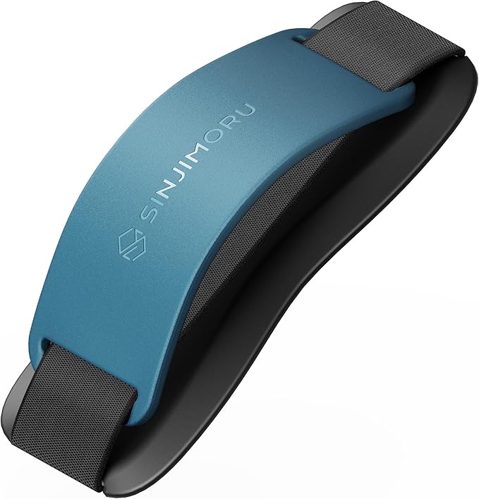 Sinjimoru Phone Grip with Silicone Band – Comfortable One-Hand Holder & Kickstand for Smartphones, Tablets, and eReaders for iPhone, Android, and Kindle Sinji Grip Silicone Teal