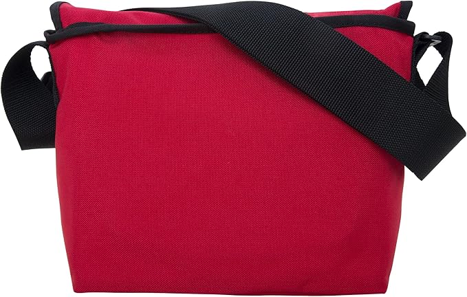 Manhattan Portage Aperture Camera Bag Water-Resistant DSLR & Tech Crossbody with Removable Padded Insert (Red)