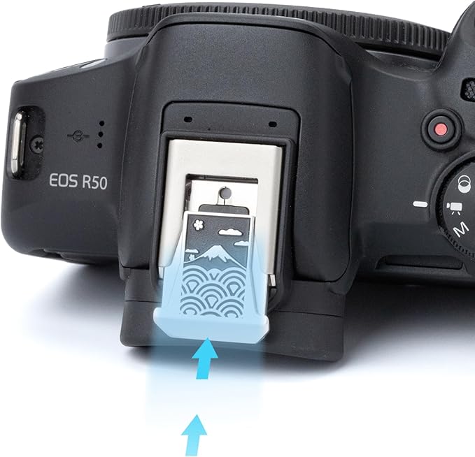 Mountains and Sea of Clouds Camera Hot Shoe Cover for Canon EOS R RP Ra R1 R3 R5C R5II R6II R7 R8 R10 R50 R100 (Aluminum Alloy-Hot Shoe Cover)