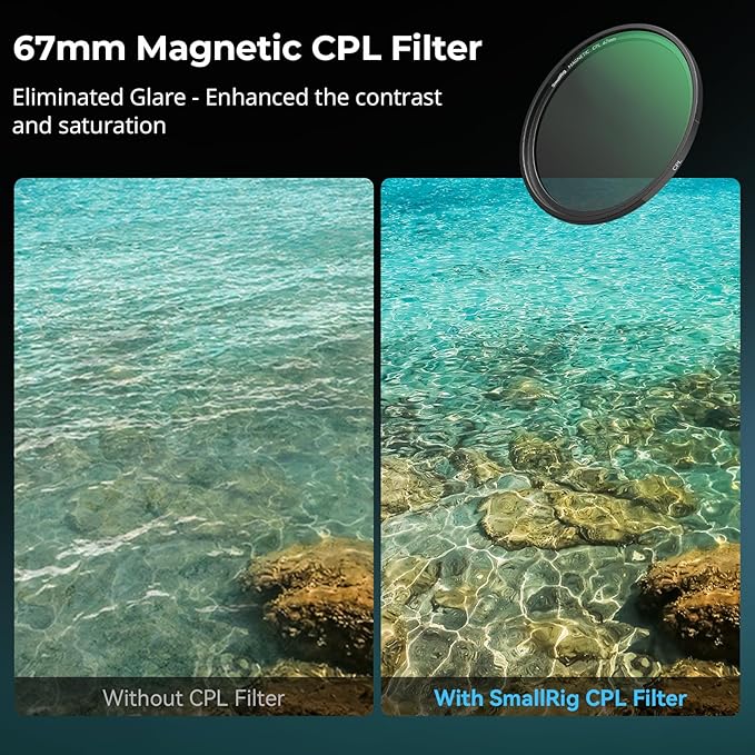 Bundle: SMALLRIG 1.33X Anamorphic Lens for Mobile Phone 4590+ SmallRig 5-in-1 Magnetic 67mm Lens Filter Kit for Phone and Camera 4726