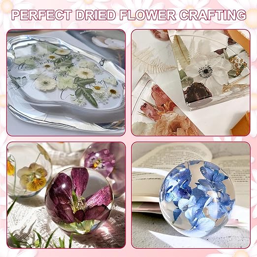 Silica Gel Flower Drying, 10 LBS Flower Drying Silica by Reusable, Silica Gel Crystals Flower Drying for Wedding Bouquet Preservation, Color Indicating Silica Gel Beads for Drying Flowers