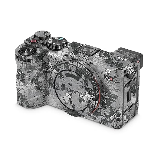 Glossy Glitter Camera Skin Compatible with Sony Alpha 7CR Camera (2023) - Viper Urban - Premium 3M Vinyl Protective Wrap Decal Cover - Easy to Apply | Crafted in The USA by MightySkins