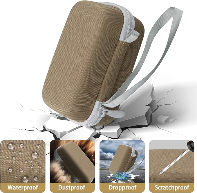 Camera Case for KODAK EKTAR H35/H35N/KODAK Snapic A1 Frame Film Camera,Carrying Case Holder for KODAK EKTAR H35/H35N Half Frame Film Camera and Accessories(Brown Case)