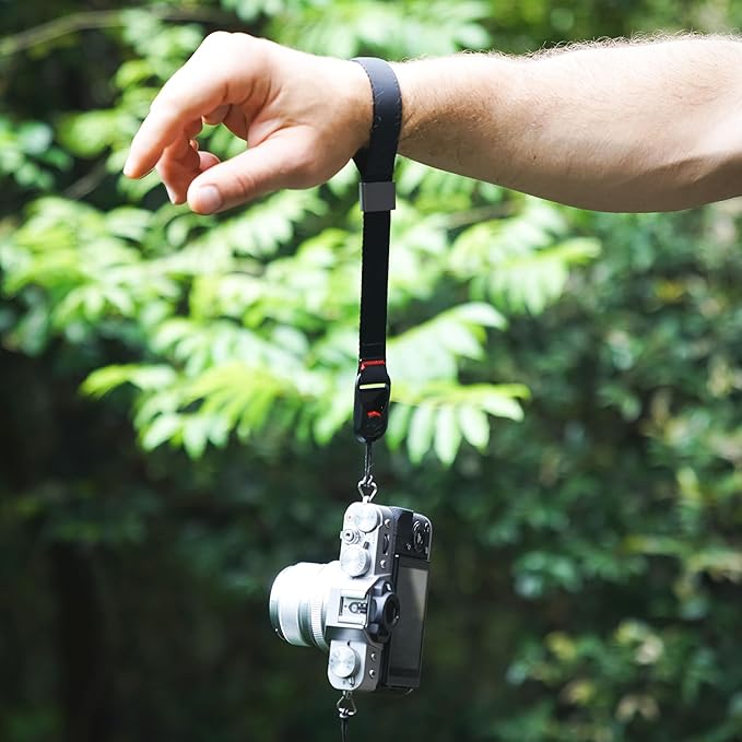 Peak Design Cuff Camera Wrist Strap, Compatible with DSLR, Compact and Point-and-Shoot Cameras, Low Profile, Quick Release