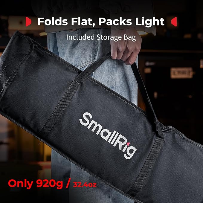 SMALLRIG 12'' x 47'' Quick Release Softbox Bowens FS-30120 with Diffuser/Honeycomb Grid/Bag, Softbox Compatible with SmallRig RC 220 pro, for Bowens Mount COB Lights, for Godox for Neewer -5370