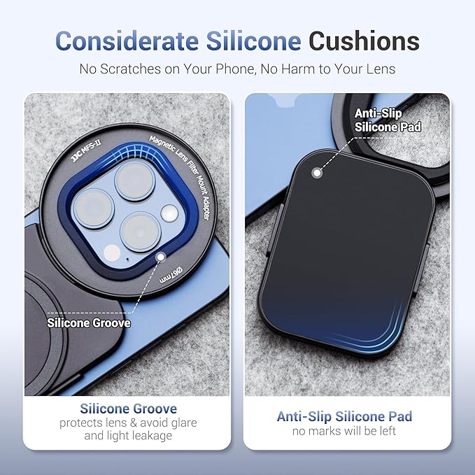 67mm CPL Filter, Lens Filter Adapter Pouch Set for iPhone 16 15 14 Pro Pro Max Plus, Magnetic Phone Lens Filter Ring with 1/4-20" & Cold Shoe Mount Pull-Out to Fit 17 Pro Max