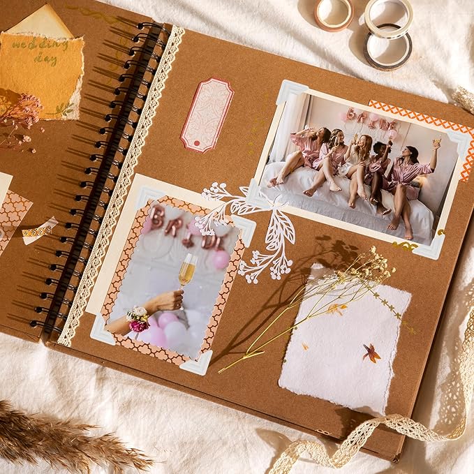 240 Pcs Self-Adhesive White Photo Corner Stickers, 10 Sheets Acid Free Mounting Photo Corners for Scrapbooking Picture Stickers for DIY Scrapbook Album Picture Frames Journal Supplies