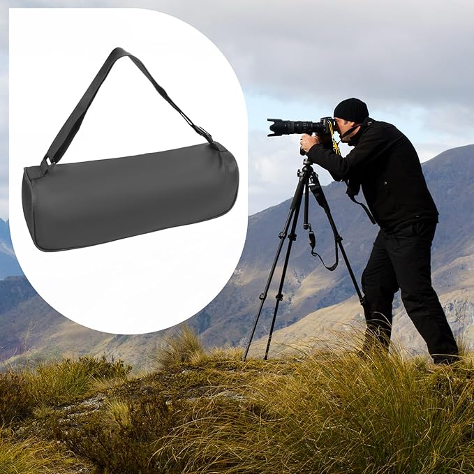 Tripod Carrying Case - 15.75 in x 4.33 in x 4.72 in - 600D Oxford Tripod Carrying Case Bag with Strap for Light Stands, Boom Stand, Tripod