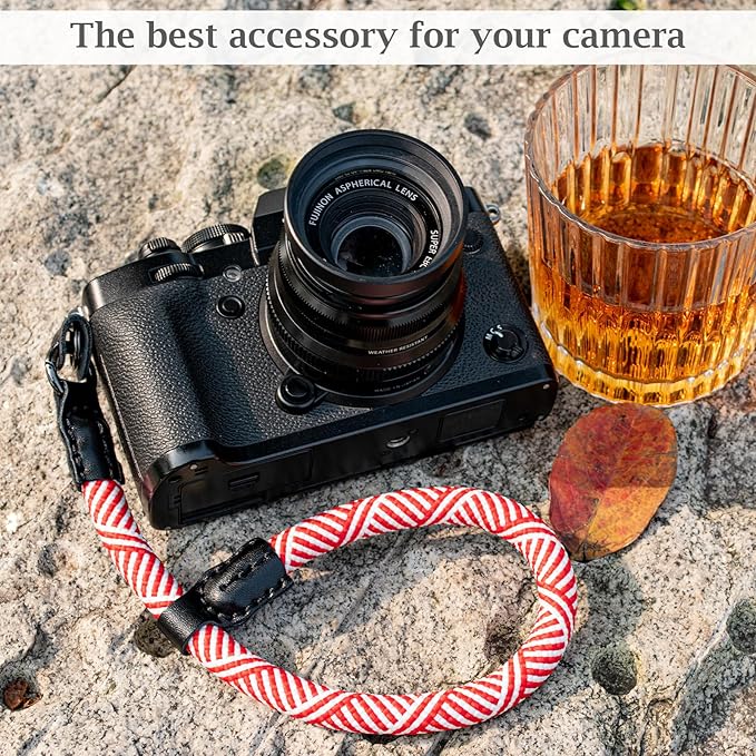 VOVMOEYA Rope Camera Wrist Strap,Camera Hand Strap Compatible with A6400 A6000 A7 IV,for Fujifilm X100V for Nikon Zf Z30 for Canon EOS R6 R7 R8 R10 Camera Wrist Straps for dslr