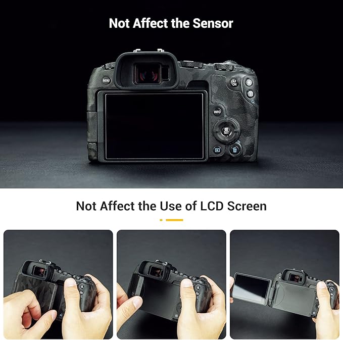 JJC Camera Eyecup Eyepiece Viewfinder for Canon EOS R8 & RP Mirrorless Camera with Extended Soft Silicone Design