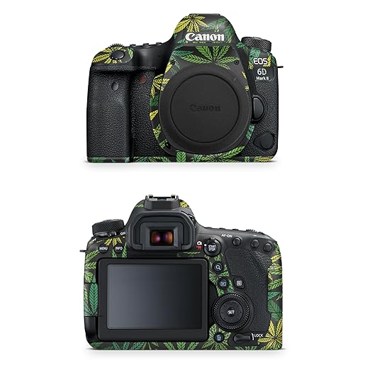 Camera Skin Compatible with Canon EOS 6D Mark II Camera (2017) - Cannabis Culture - Premium 3M Vinyl Protective Wrap Decal Cover - Easy to Apply | Crafted in The USA by MightySkins