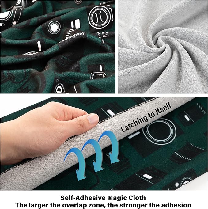 3pcs Pack Camera wrap, Protective Wrap, Magic Self-Adhesive Cloth, Anti-scratch Lens Camera Wrap, Folding, Washable, Lens pouches, Soft cloth with a sticky for camera