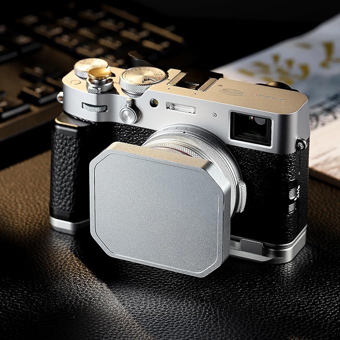 Haoge Square Metal Cover Cap for Haoge Specific Square Lens Hood Silver Cap-X1006S