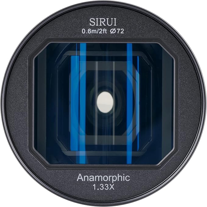 SIRUI 24mm Anamorphic Lens F2.8 1.33X APS-C Camera Lens for L Mount, Blue Flare