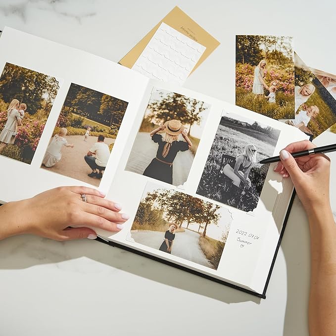 Self-Adhesive Acid Free Photo Corners for Scrapbooks | Memory Books | 240 Count | White
