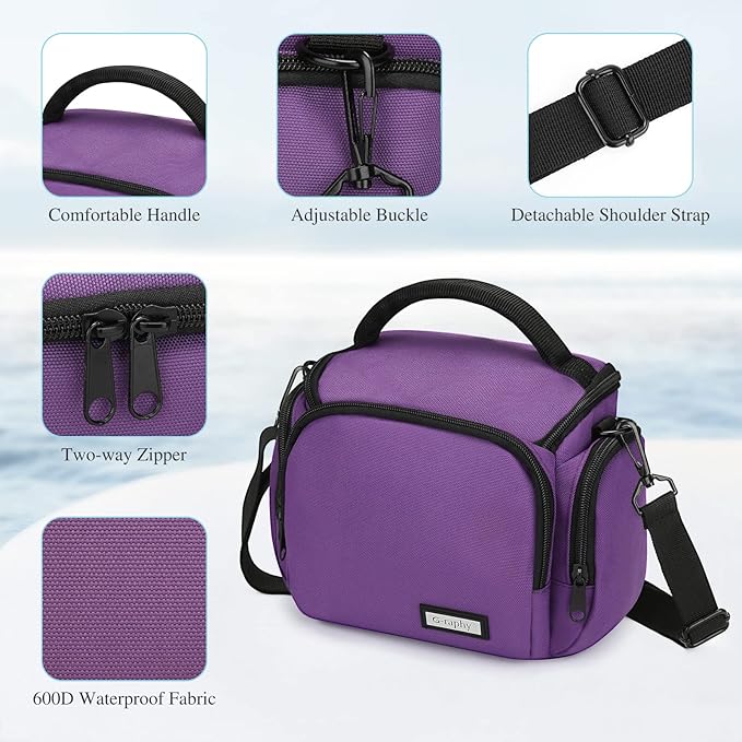 G-raphy Camera Case Bag DSLR SLR Bag for Canon, Nikon, Sony,Panasonic, Olympus and etc