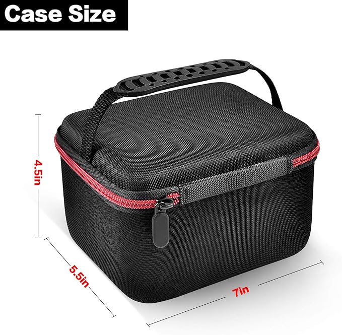 Portable Carrying Case Compatible with Polaroid Now 2nd/ for 3rd Generation I-Type Instant Camera/for Now/for Now+/ for OneStep 2 VF/for OneStep+ Instant Film with Mesh Pocket (Black)