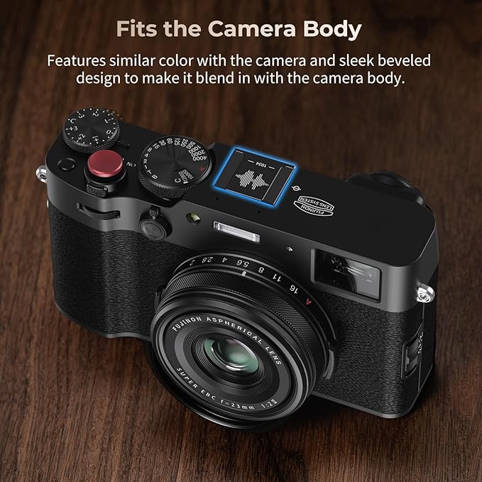 SmallRig Hot Shoe Cover for FUJIFILM X100VI X100V X-E5 X-T4 X-T50 X-T5 X-T30ii X-T3 X-E4 X-S20 X-S10 X-Pro3 X-H2s X-H2 GFX100S GFX100 II GFX50SII, Black