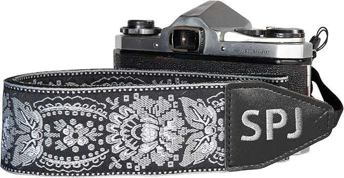 Art Tribute Camera Strap for All DSLR and Mirrorless Cameras. Add Your Name Or Initials Make It a Personalized Gift