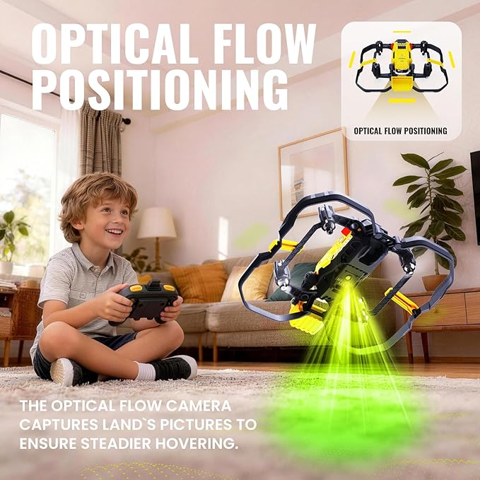 SKYBREAKER Toy Drones for Kids,Mini Small Indoor Micro Tiny Drones for Age 8-12 10-15 12-14 with LED Lights, 3 Speeds,Shipping Small Parts, RC Quadcopter Gifts for Boys and Beginners