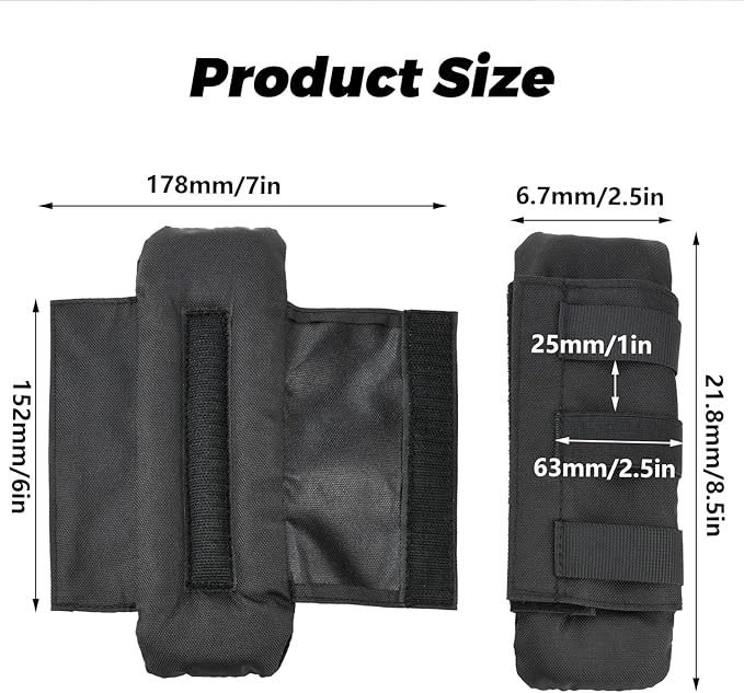 Ullnosoo Shoulder Strap Pad, Vest Shoulder Strap Padding, Backpack Strap Cushion Fit Straps Up to 2.5"