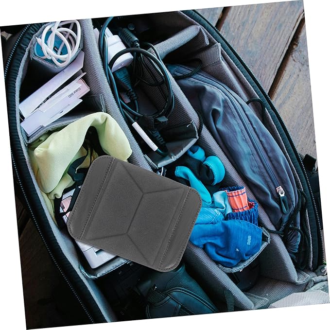 NUOBESTY 2pcs Camera Bag Divider Inserts: Camera Case Divider Universal Separator Padded Cushion For Protective Lens Dslr Bag Organizer