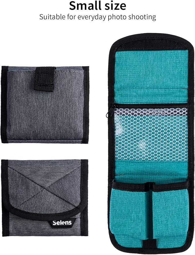 Selens DSLR Battery Case - Pouch for NP-FZ100, LP-E6, AA, LP-E8, LP-E10, LP-E12, EN-EL14, EN-EL15, NP-FW50, NP-F550, NP-FM500H Batteries