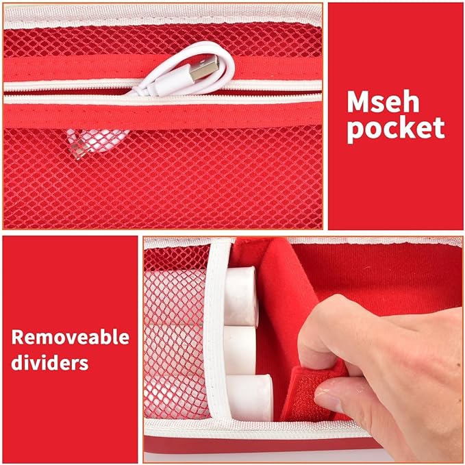 Grapsa Case Compatible with ESOXOFFORE for Dylanto for Anchioo for WEEFUN for GKTZ for Amzelas for Mafiti Instant Print Camera for Kids, Film Camera Storage Holder Organizer Bag (Box Only)- Red