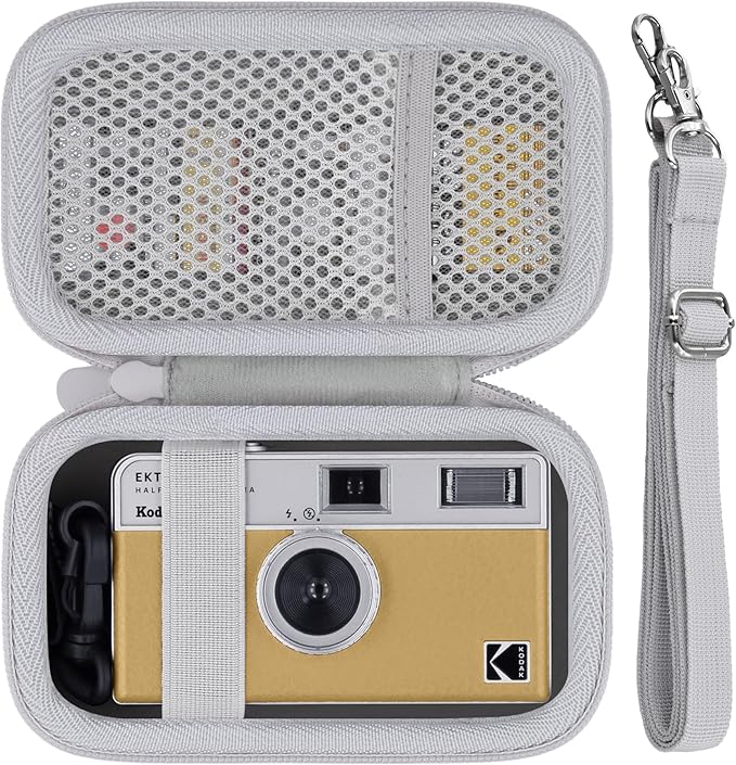 Camera Case for KODAK EKTAR H35/H35N/KODAK Snapic A1 Frame Film Camera,Carrying Case Holder for KODAK EKTAR H35/H35N/Kodak Snapic A1 Frame Film Camera and Accessories(Sand Case)