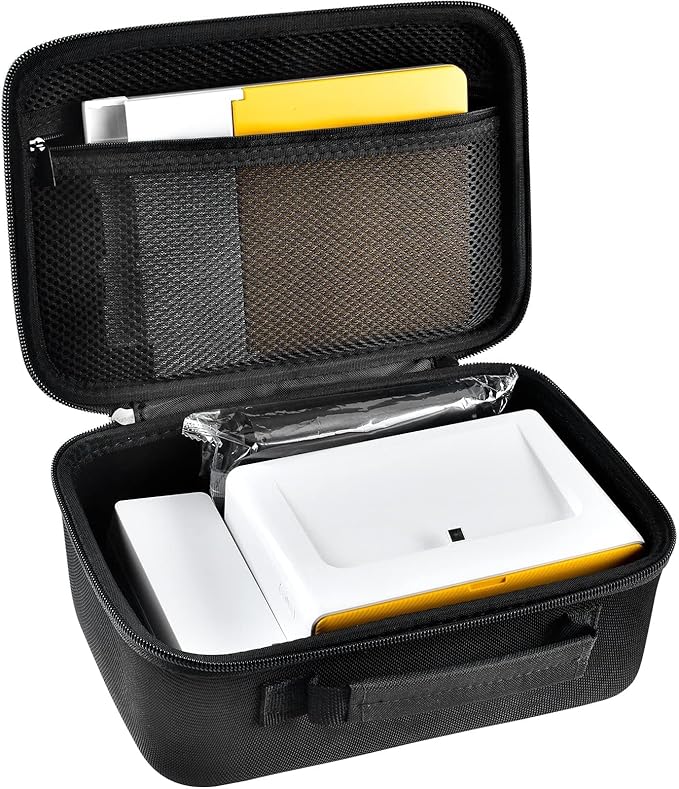 Case Compatible with Kodak Dock Plus for Liene M100 for Kodak Dock Premium Wi-Fi 4x6” Instant Photo Printer. Bluetooth Photo Printing Holder for Adapter, Cartridge, Paper, Power Cord (Box Only) -Black