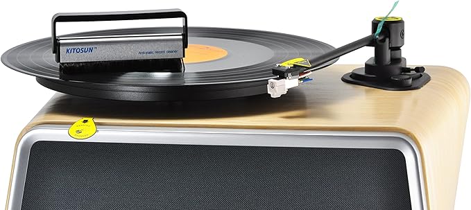 Vinyl Record Cleaner Brush Anti-Static Carbon Fiber Recorders Cleaning Tools for LP Vinyl Album Collection Daily Maintenance Keep Great Sounding Extent Life