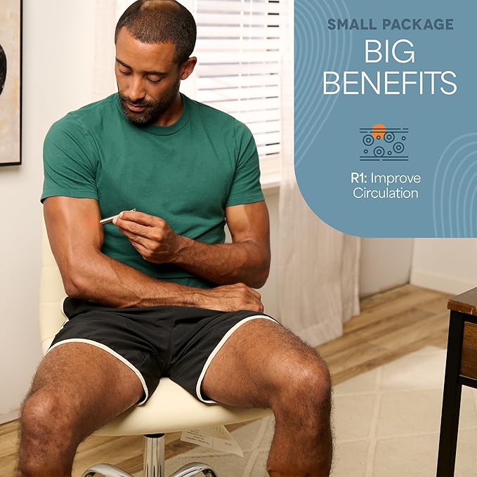 LifePro Lumicure Mini 3.5in Invisible Infrared Light Therapy for Body Joints & Muscles - Invisible Led Light Therapy - Pocket Sized Portable Near Infrared Light Therapy for Face or Infrared Therapy