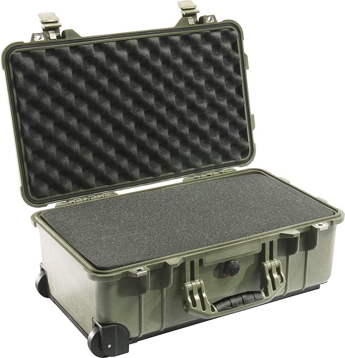 Pelican 1510 Case With Foam (OD Green)