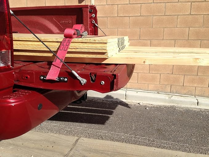 SNAPLOCS Tailgate Strap with CAM 2" x16' E-Strap System for Trucks and Trailers