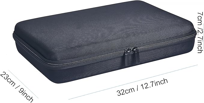 Large Carrying Case with Customizable Foam Protective Storage Case for Sports Camera SJCAM Monopole Accessories Yi 4K LCD SD Cards Batteries Feiyu Gimbal Digital Camera Case
