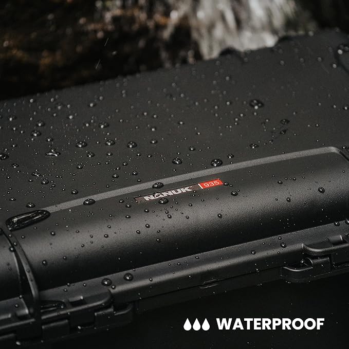 NANUK 935 Hard Case – Waterproof Equipment Case with Wheels, 22” x 14” x 9” – Dustproof and Impact Resistant, Airline Carry-On Approved - Blue