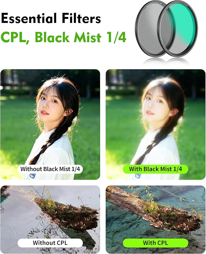 Magnetic 67mm Variable ND Filter (1–5 Stop) for iPhone, Compatible with iPhone 17 Pro/Pro Max, Adjustable ND Lens for Video,Perfect for Maintaining Cinematic Shutter Speed in Changing Light.
