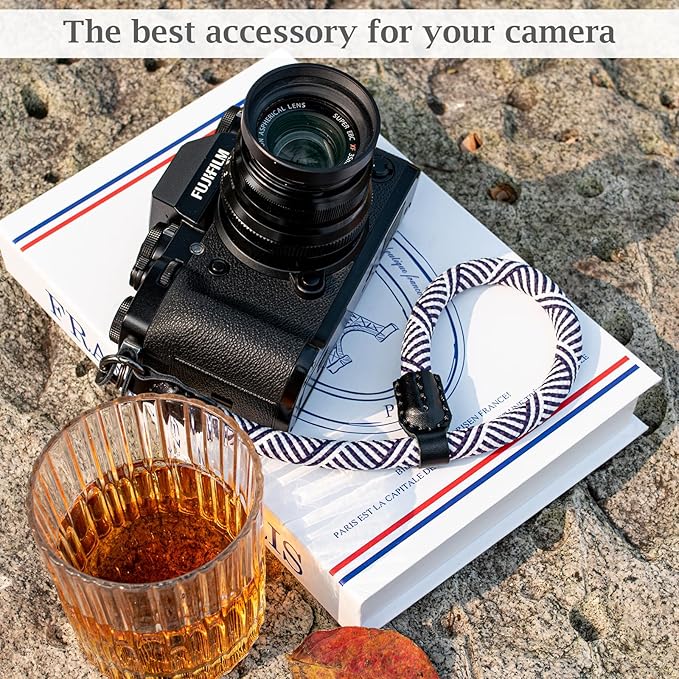VOVMOEYA Rope Camera Wrist Strap,Camera Hand Strap Compatible with A6400 A6000 A7 IV,for Fujifilm X100V for Nikon Zf Z30 for Canon EOS R6 R7 R8 R10 Camera Wrist Straps for dslr