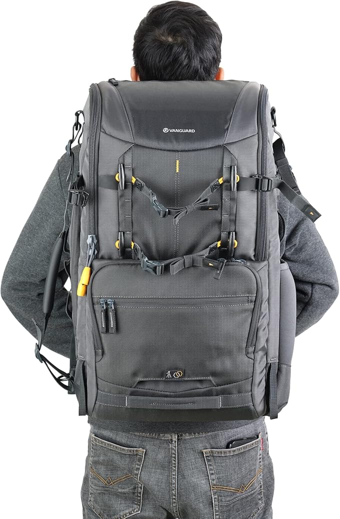 VANGUARD Alta Sky 68 Camera Backpack for pro DSLR/Mirrorless Camera with Grip Attached and 600mm/800mm lens