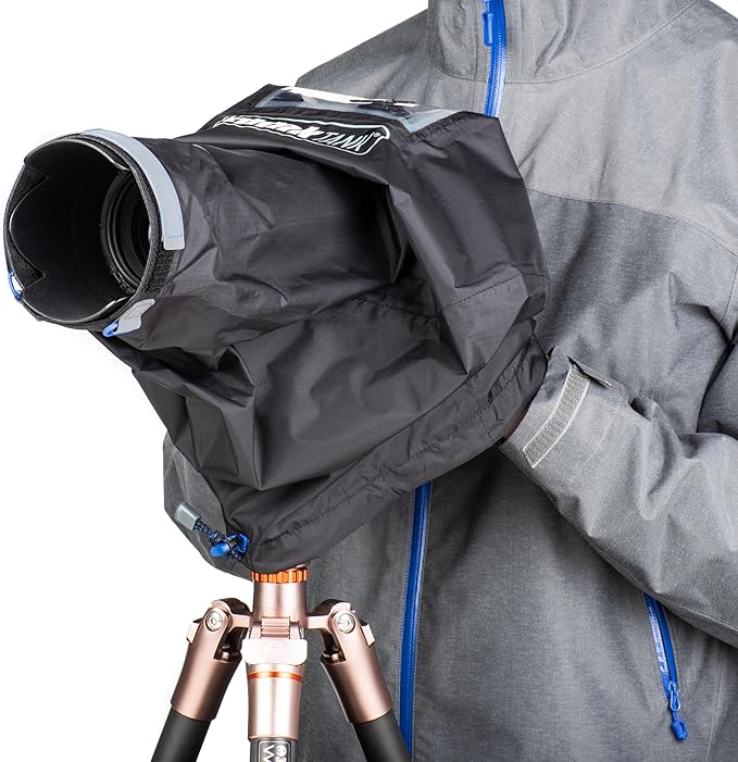 Think Tank Emergency Rain Covers for DSLR and Mirrorless Cameras with 70-200mm Lens - Medium (Black)