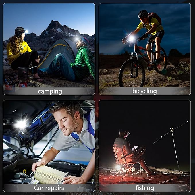 SEFONE Keychain Flashlight 2 Pack, 1000 Lumens EDC Flashlight COB Work Light, Bottle Opener Keychain Mini Pocket Flashlight with Magnet Bracket Folding for Biking Fishing Running