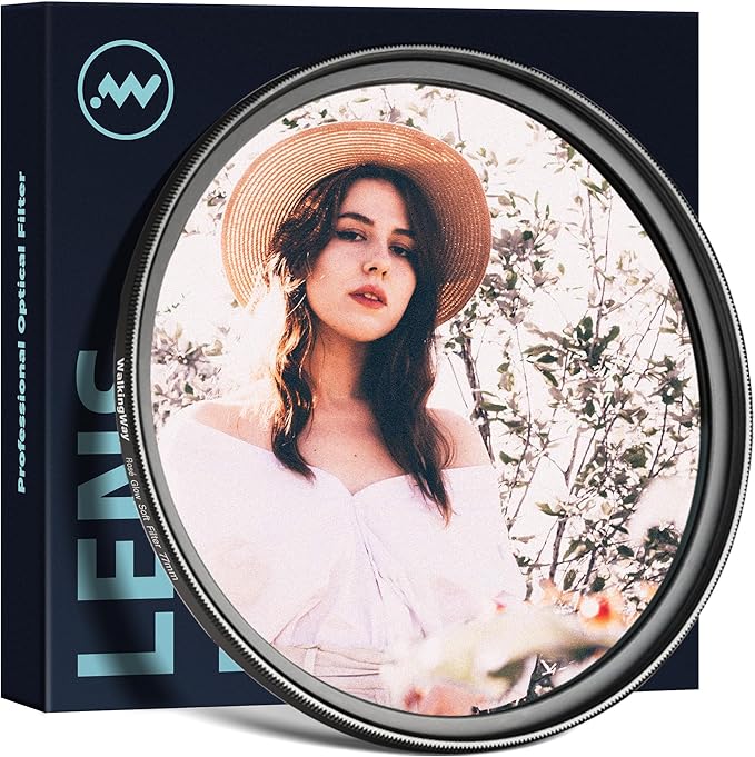 Walking Way Rose Glow Soft Filter 72MM - Coated Nostalgia Camera Lens Filter for Portraits & Golden Hour, Creates Subtle Pink Hues & Dreamy Soft Focus