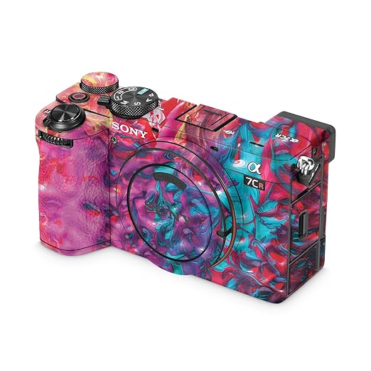 Camera Skin Compatible with Sony Alpha 7CR Camera (2023) - Paint Party - Premium 3M Vinyl Protective Wrap Decal Cover - Easy to Apply | Crafted in The USA by MightySkins